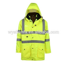 long sleeve reflective jacket high visibility warning jacket